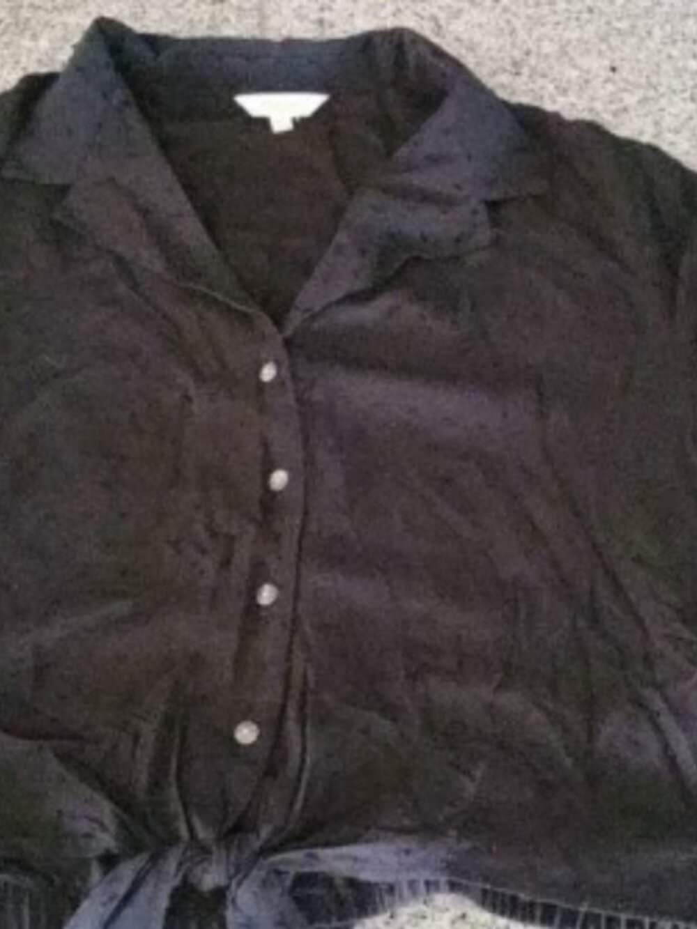 Women size small black top